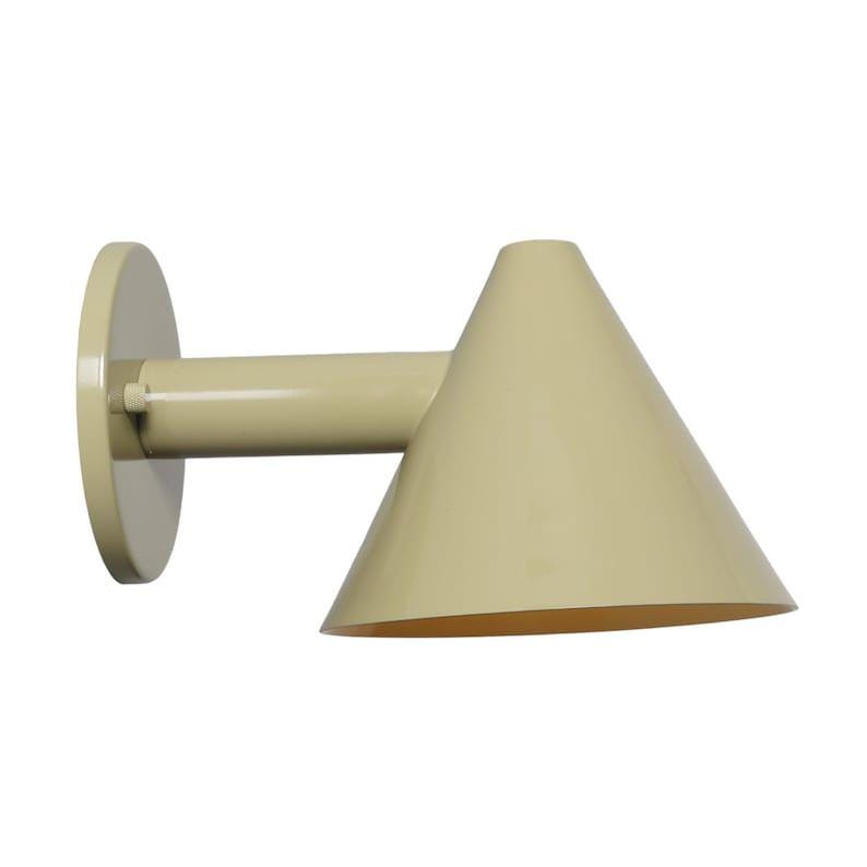 Mid Century Modern Brass Wall Sconce - Stilnovo Style Cone Light