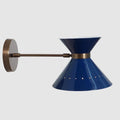 Mid Century Italian Style Brass Pivot Wall Sconce