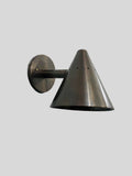 Mid Century Cone Wall Sconce – Antique Brass Italian Light