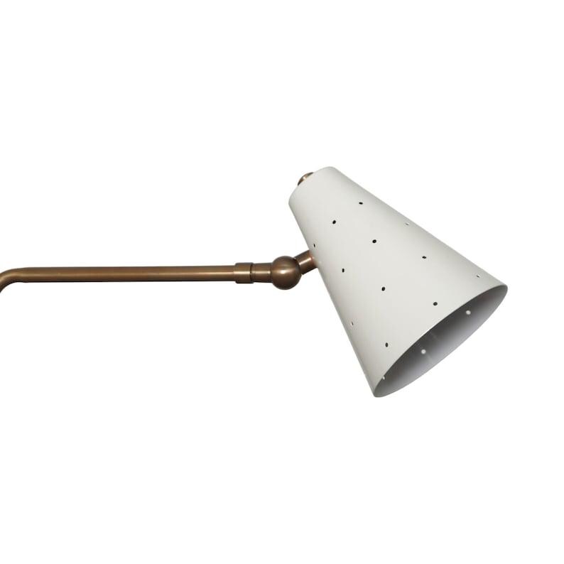 Mid-Century Modern Brass Articulated Wall Sconce