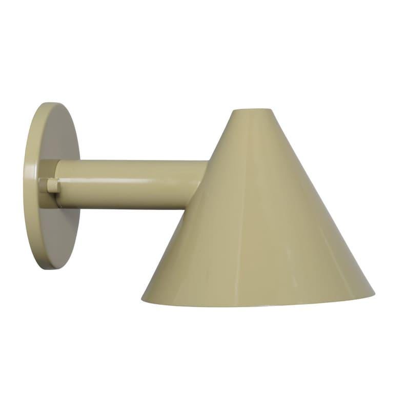 Mid Century Modern Brass Wall Sconce - Stilnovo Style Cone Light