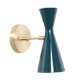 Mid Century Stilnovo Style Brass Pivot Wall Sconce