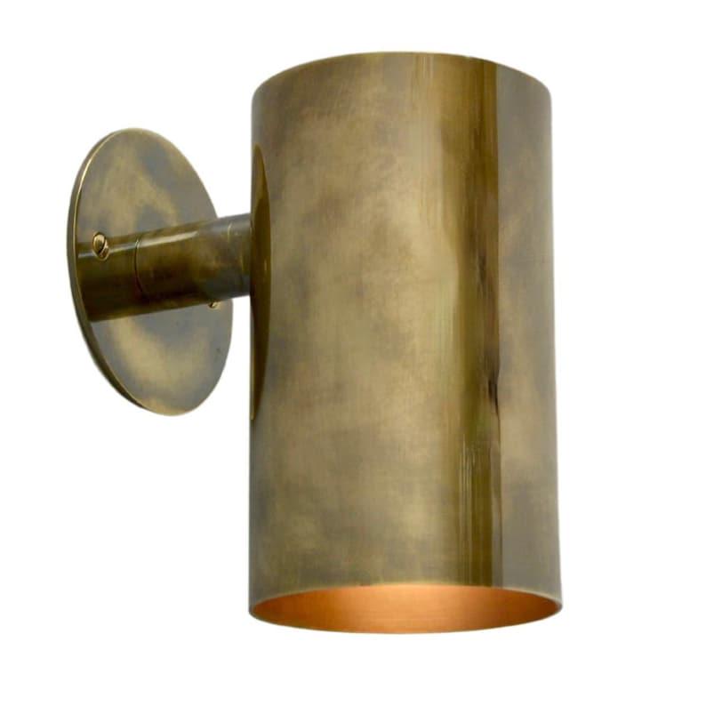 Stilnovo Style Raw Brass Wall Sconce, Bedside Light