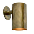 Stilnovo Style Raw Brass Wall Sconce, Bedside Light