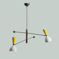 Italian Style Brass Sputnik Chandelier, Modern Pendant Light