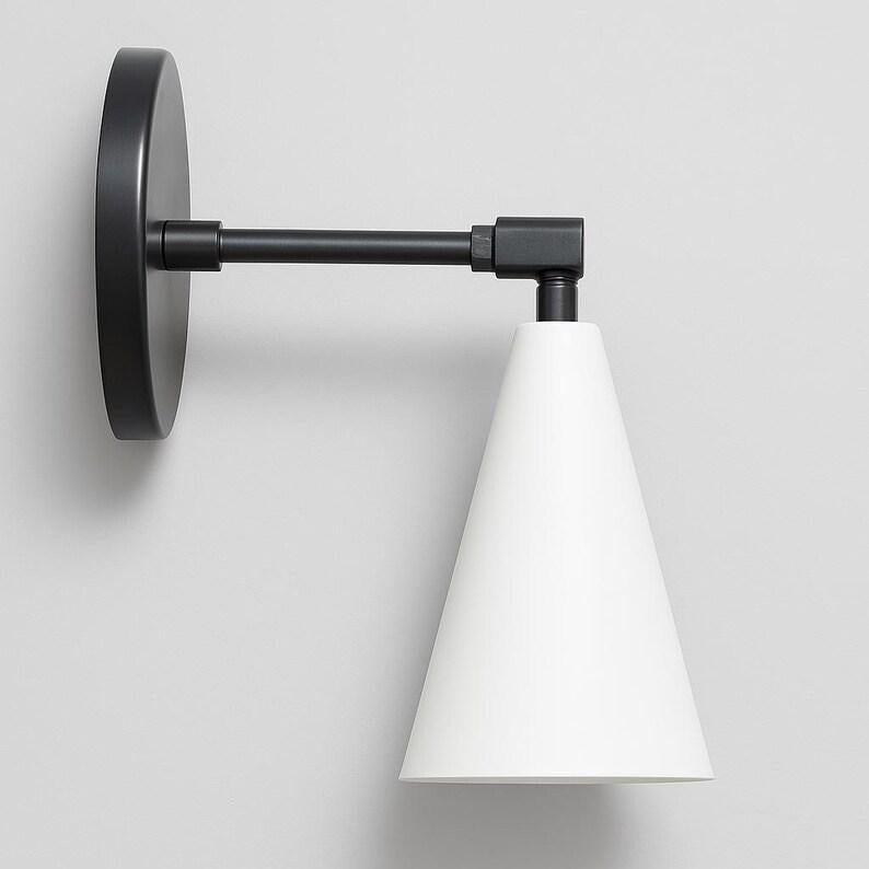 Mid Century Brass Articulated Wall Sconce - Vanity Light