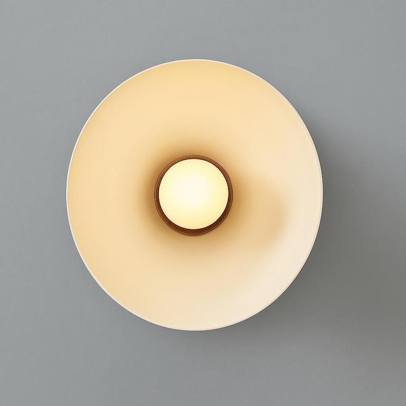 Brass Half Dome Wall Lamp – Mid-Century Modern Lighting