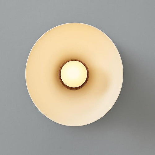 Brass Half Dome Wall Lamp – Mid-Century Modern Lighting