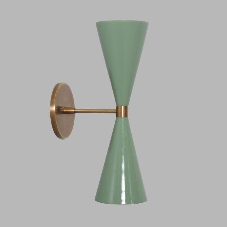 Mid Century Sputnik Wall Sconce, Articulated Brass Vanity Light