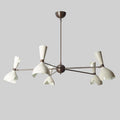 Stilnovo Style Sputnik Chandelier, 10-Light Brass Fixture