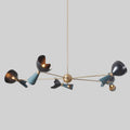 Mid Century Modern Sputnik Chandelier – Multi Arm Sputnik Ceiling Light – Modern Dining Room Living Room Fixture