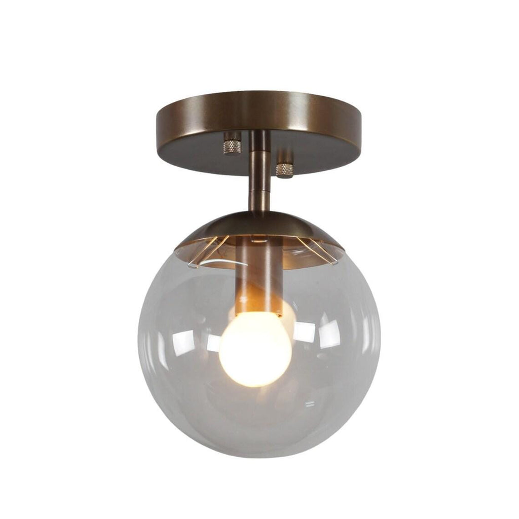 Single Light Globe Brass Sputnik Flush Mount chandelier Pendant light Fixture Wall Lamp