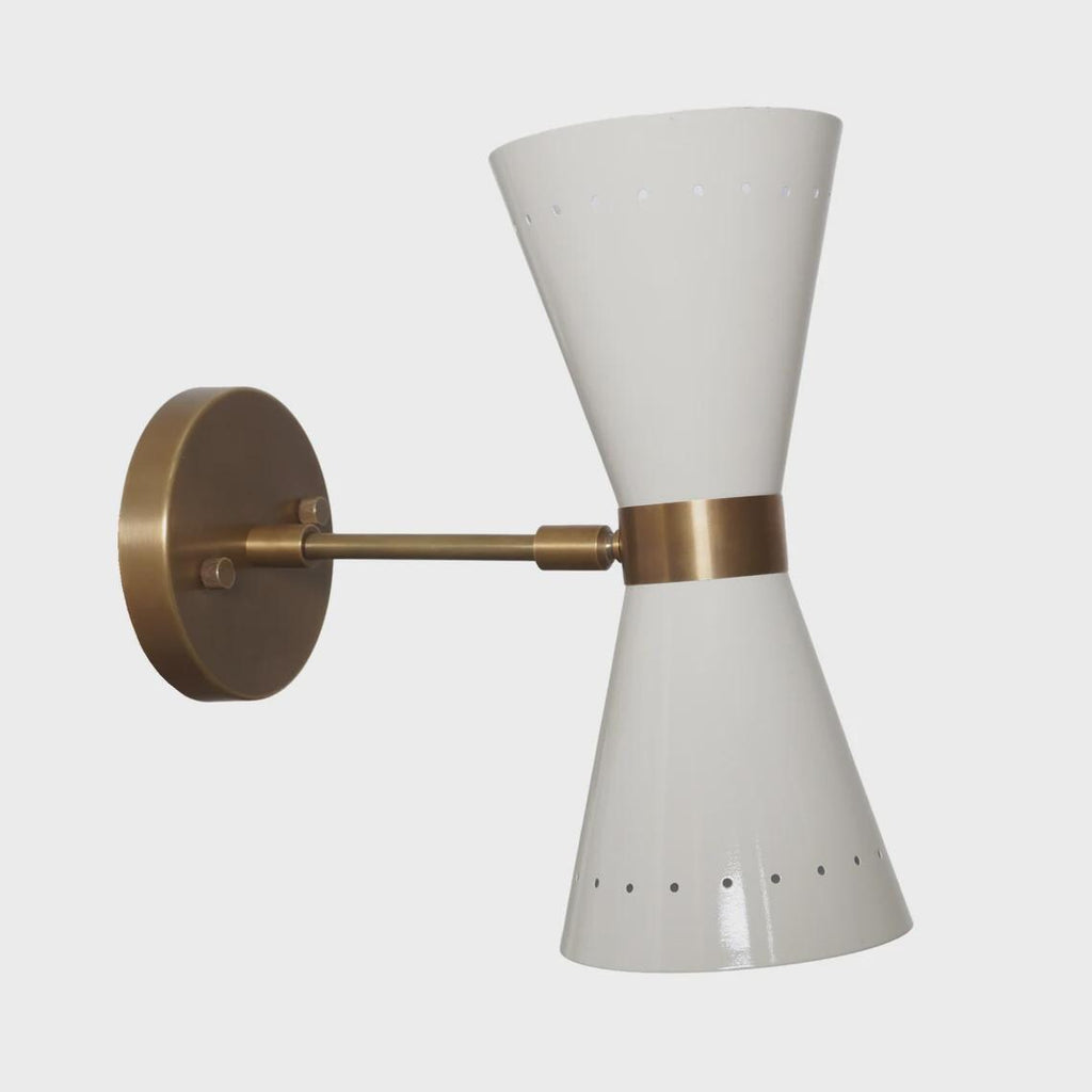 Mid Century Style Brass Sputnik Wall Sconce Wall Lamp Bedside
