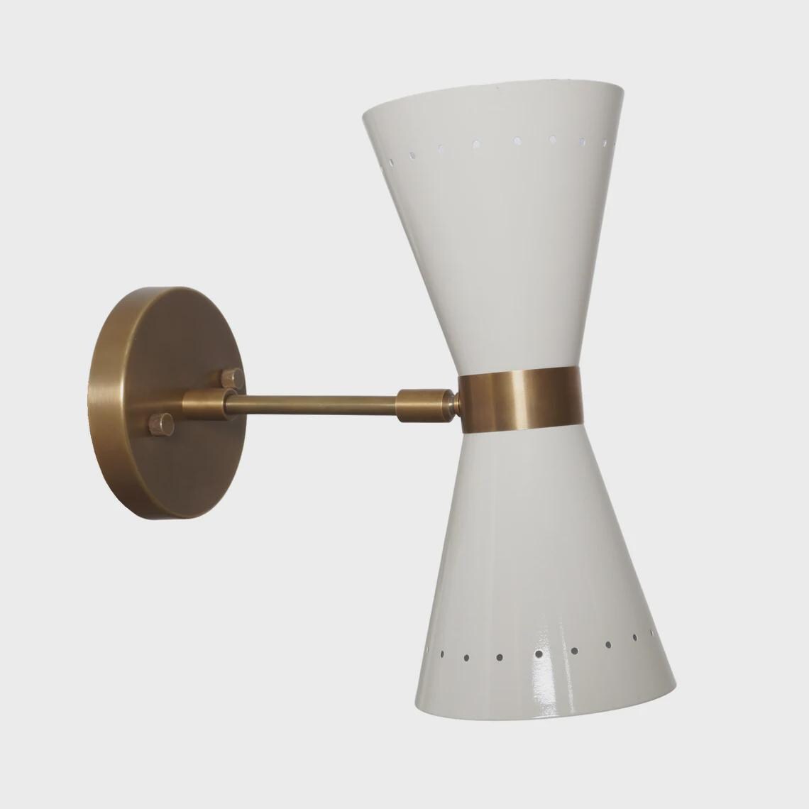 Mid Century Style Brass Sputnik Wall Sconce Wall Lamp Bedside