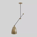 Brass Sputnik Pendant Light, Modern Counterweight Chandelier
