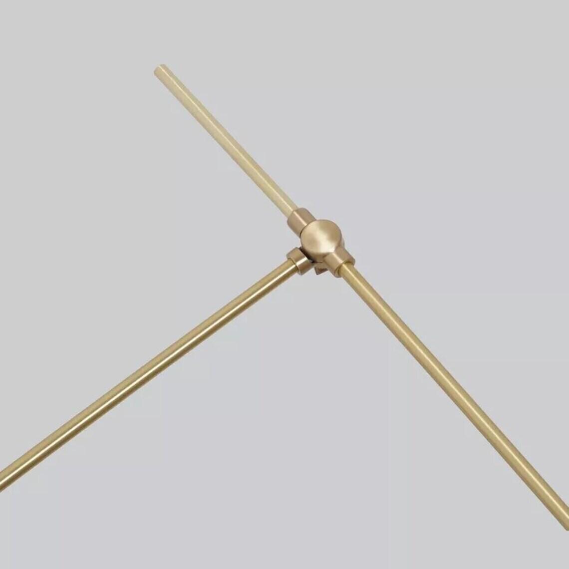 Mid Century Italian Brass Articulating Wall Lamp Sconce