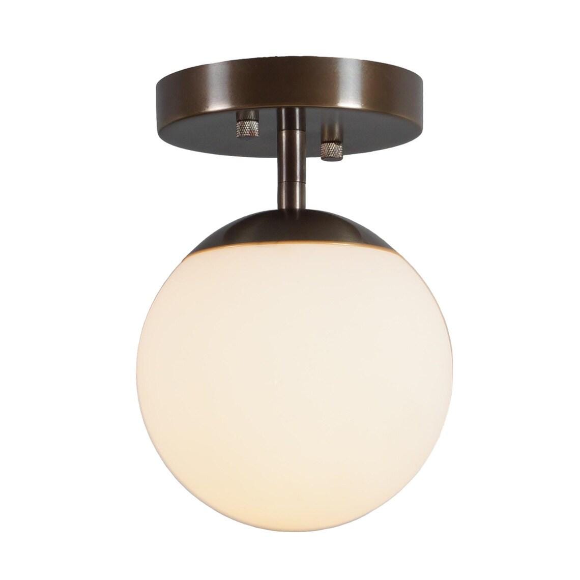 Single Light Globe Brass Sputnik Flush Mount chandelier Pendant light Fixture Wall Lamp