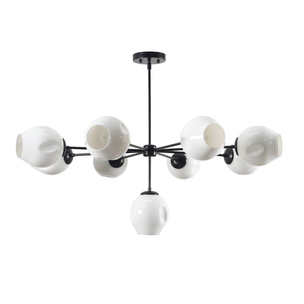 Mid Century Sputnik Dimple Globe Chandelier Modern Chandelier Ceiling Light Fixture