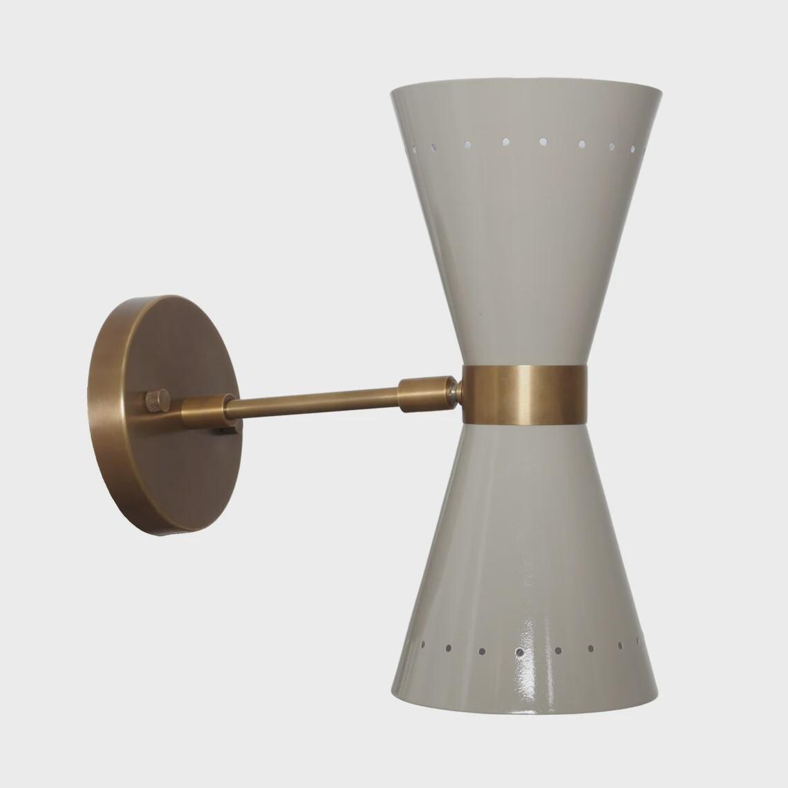 Mid Century Style Brass Sputnik Wall Sconce Wall Lamp Bedside