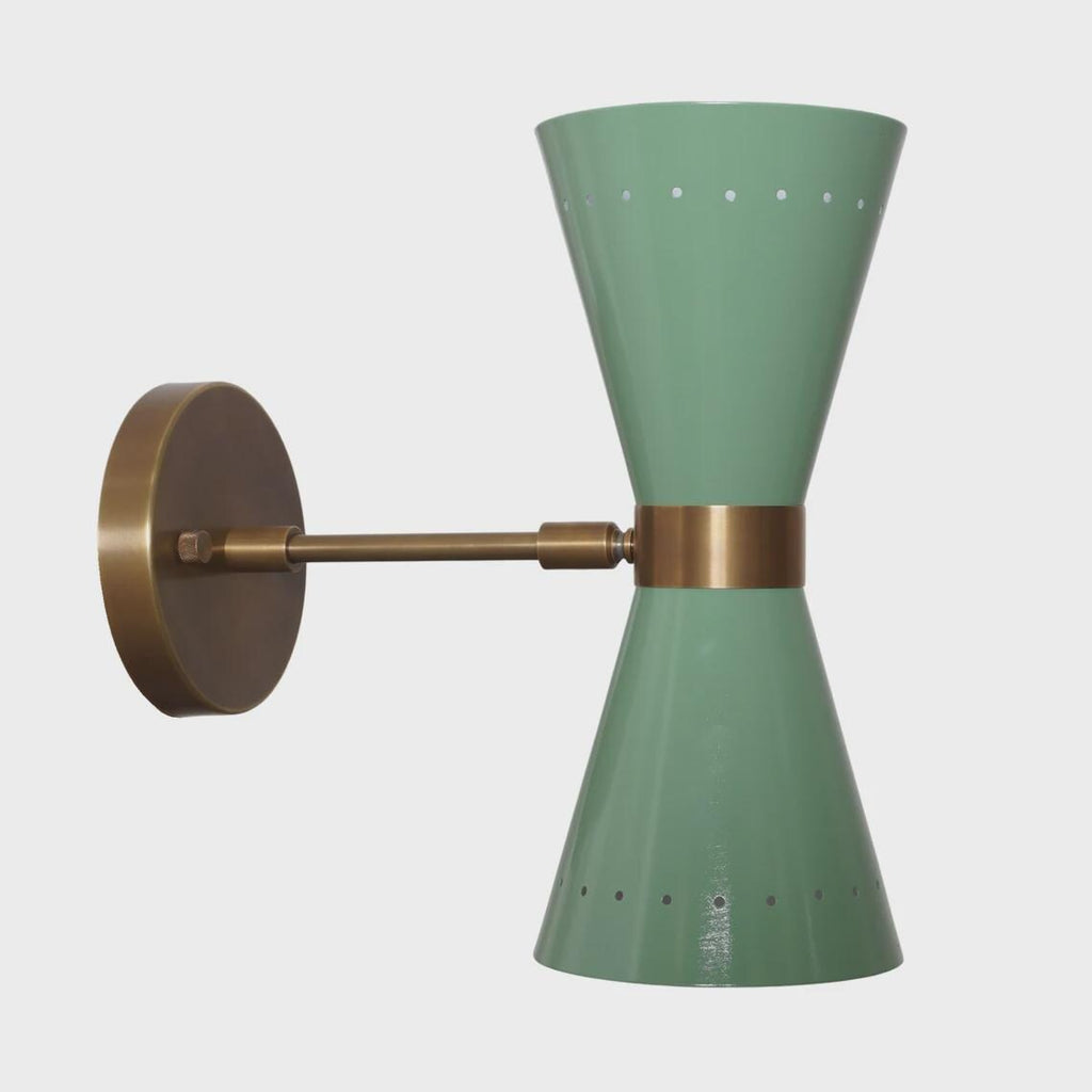 Mid Century Style Brass Sputnik Wall Sconce Wall Lamp Bedside