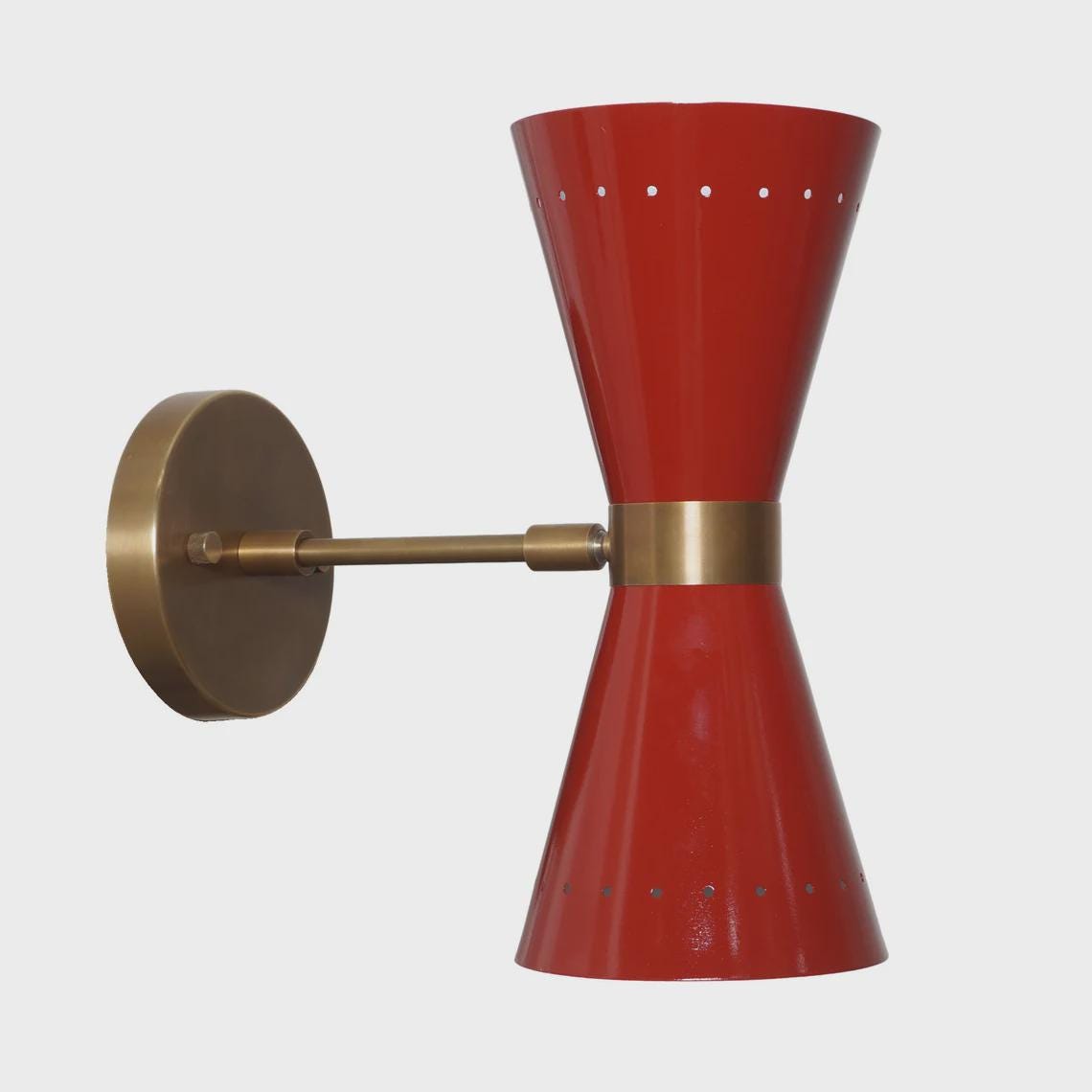 Mid Century Style Brass Sputnik Wall Sconce Wall Lamp Bedside
