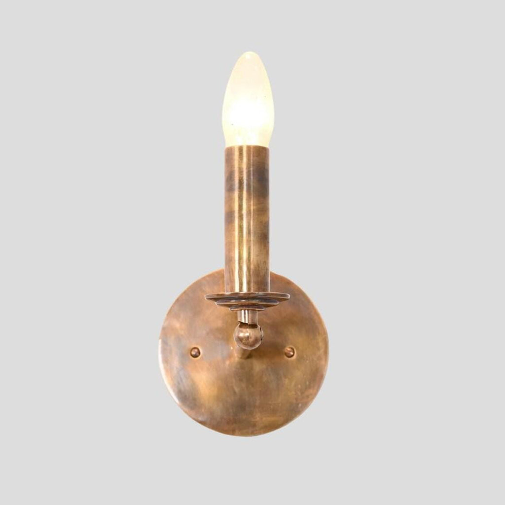 Mid-Century Modern Brass Articulated Wall Sconce – Stilnovo Style