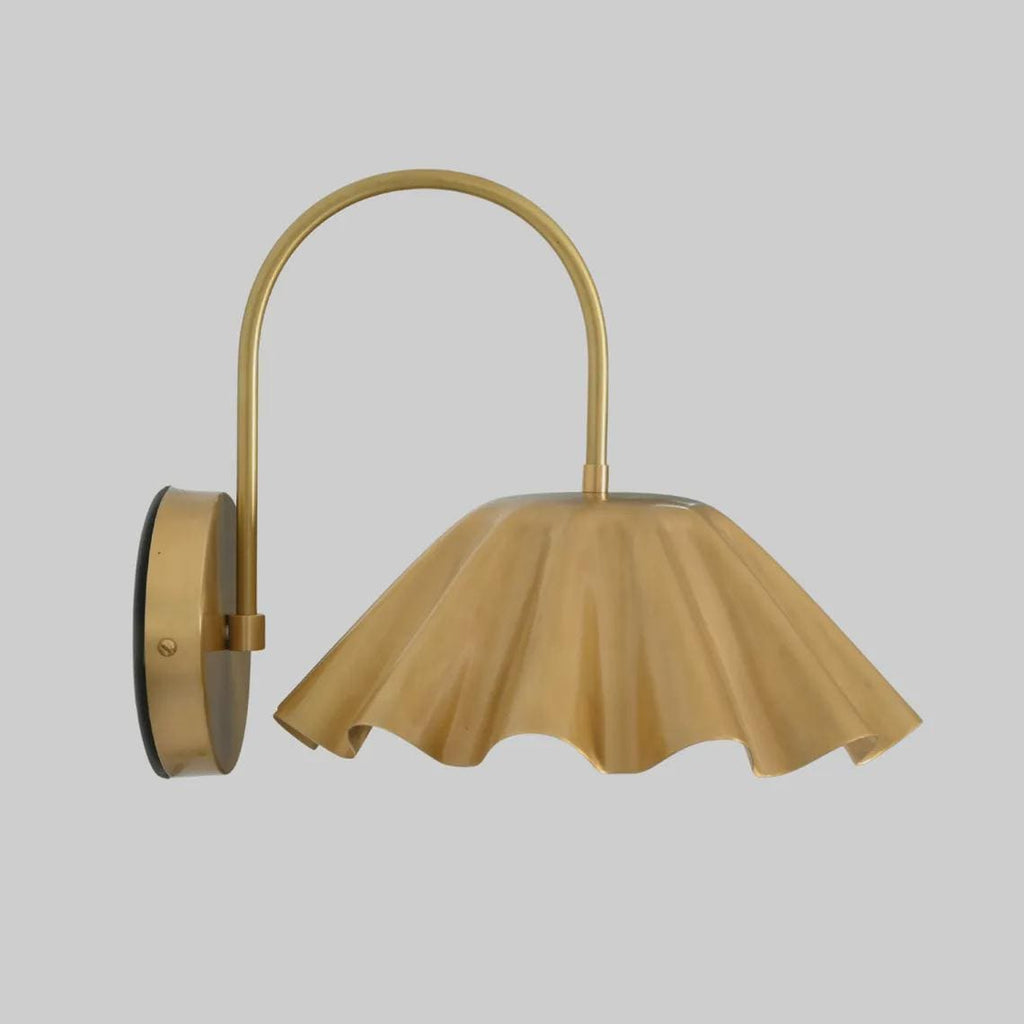 Mid Century Modern Brass Flower Sconce – Stilnovo Wall Lamp