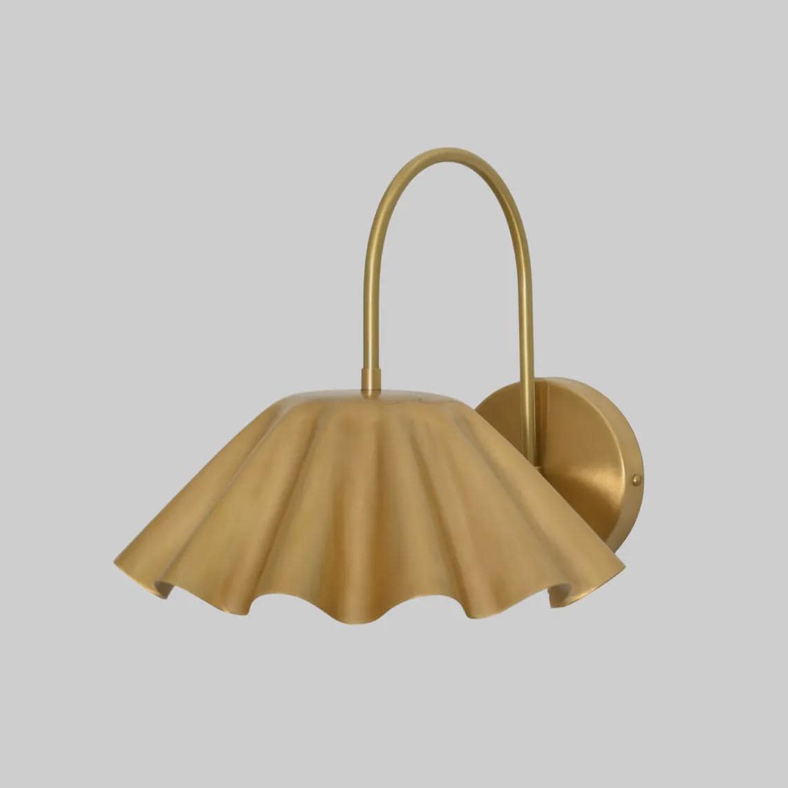 Mid Century Modern Brass Flower Sconce – Stilnovo Wall Lamp