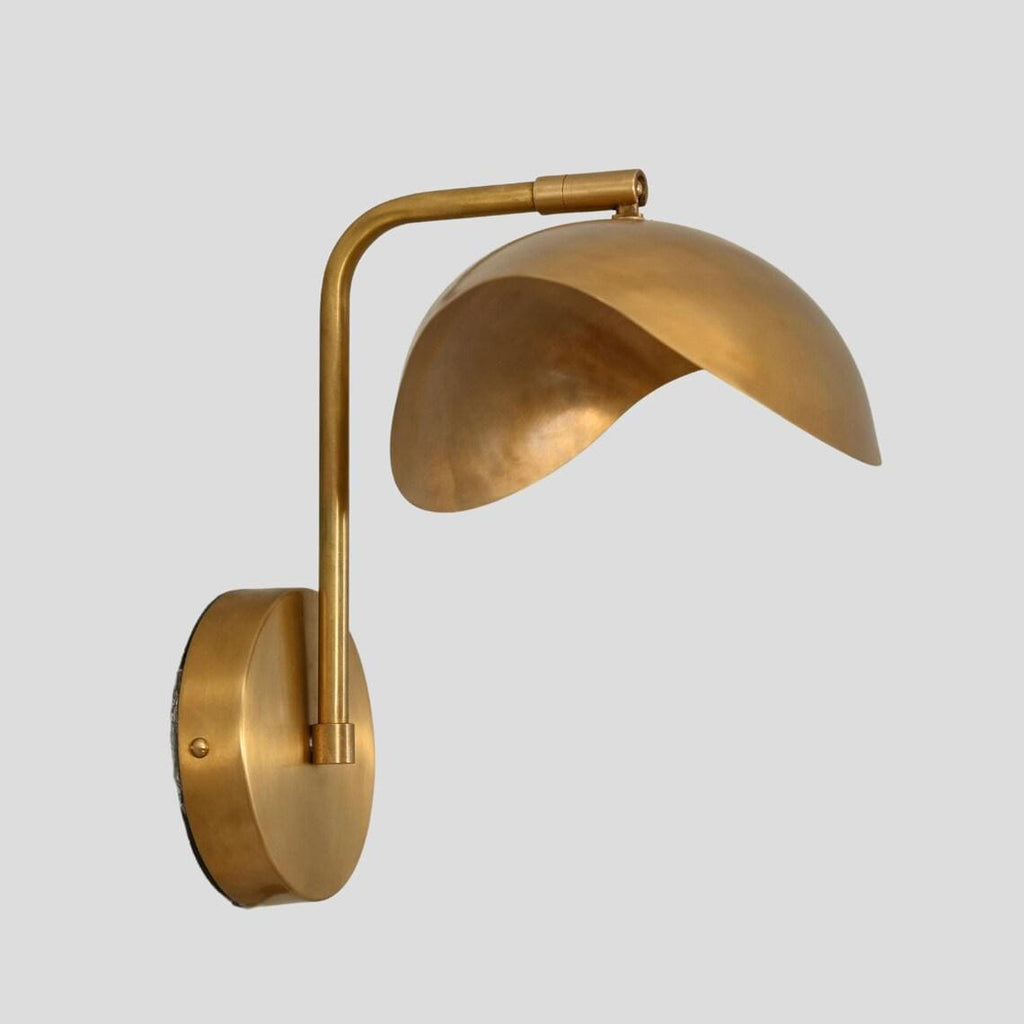 Brass Sputnik Wall Sconce – Mid-Century Modern Two-Light Fixture