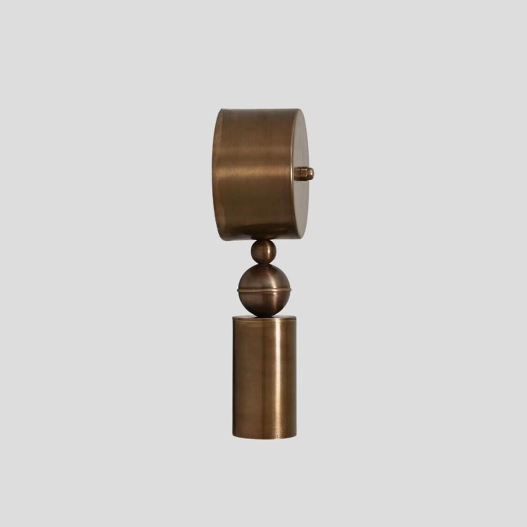 Brass Cylinder Wall Sconce - Mid-Century Modern Light