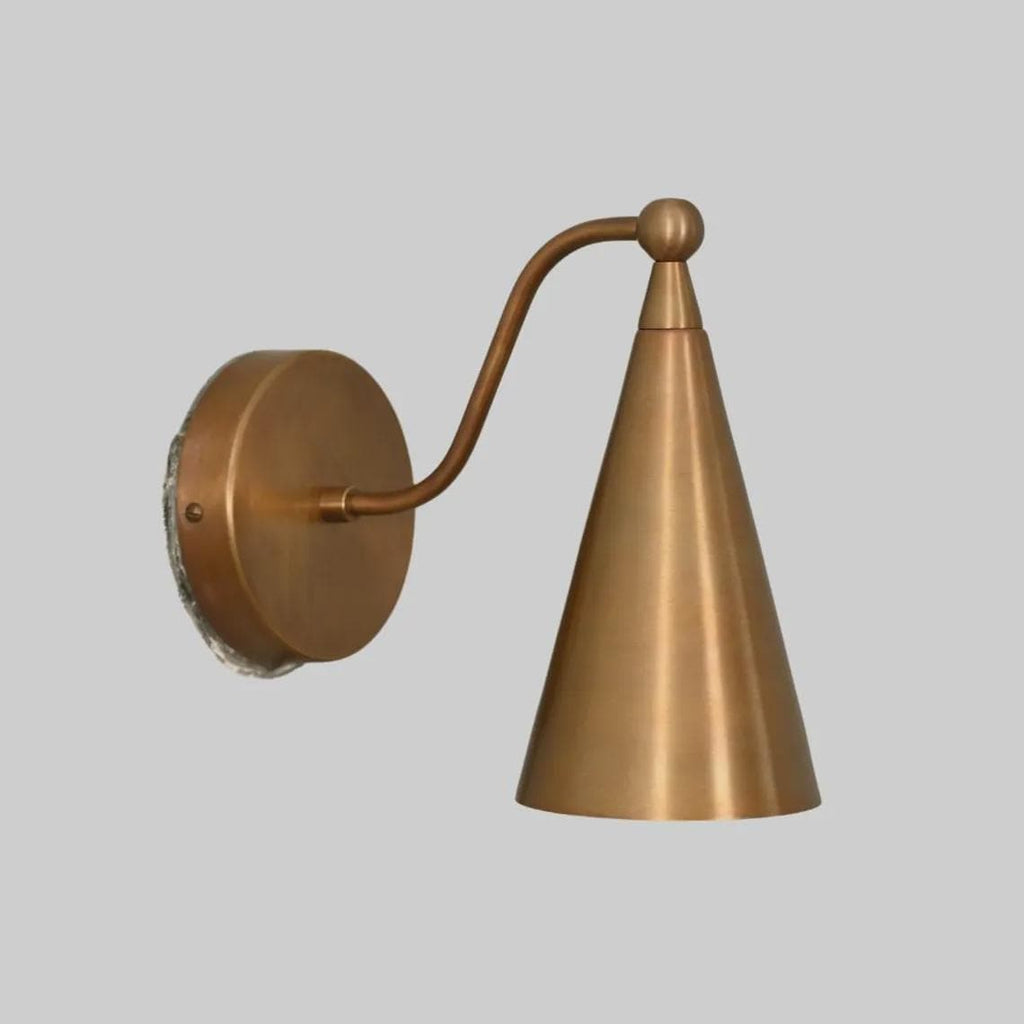 Mid century Wall Sconce 1950s Italian Style Brass Light Wall Lamp Fixture