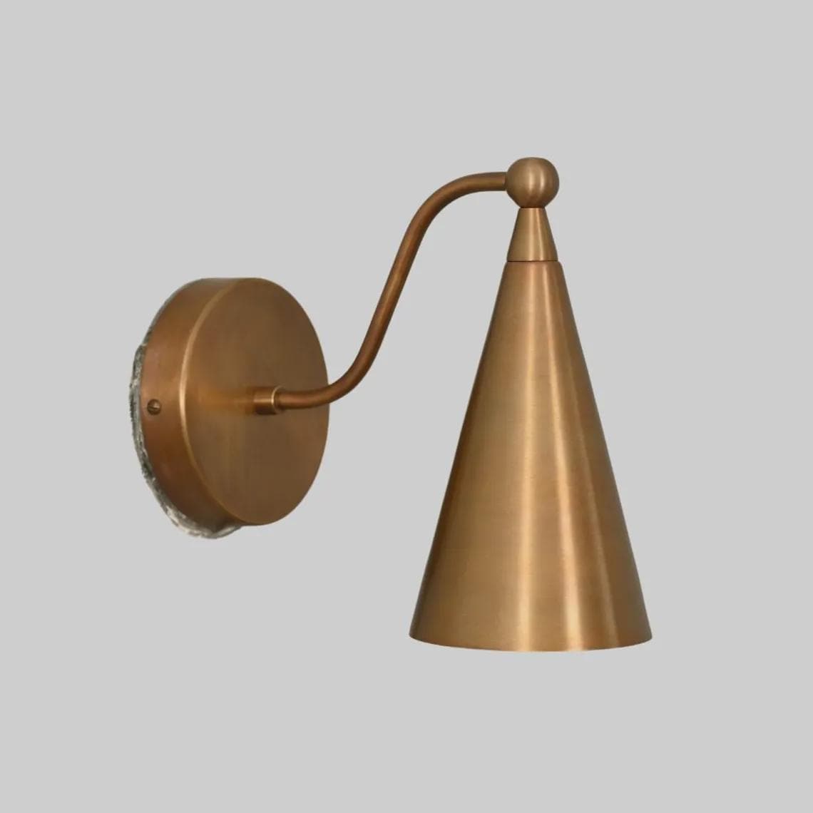 Mid century Wall Sconce 1950s Italian Style Brass Light Wall Lamp Fixture