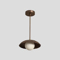 Brass Sputnik Pendant Light: Italian Modern Semi Flush Mount