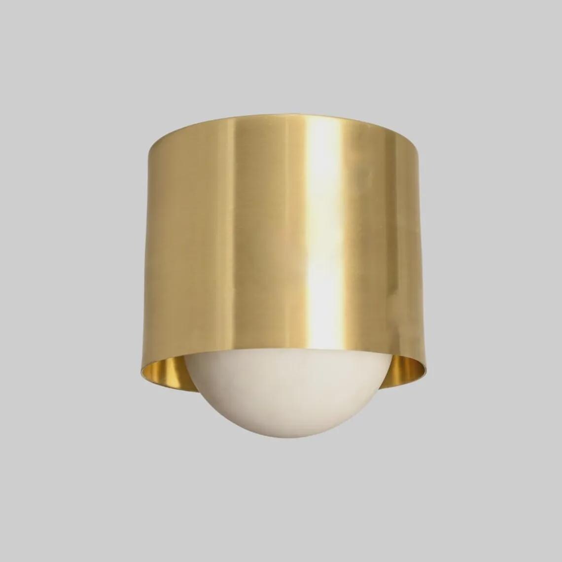 Brass Ceiling Spotlight - Modern Flush Mount Light Fixture