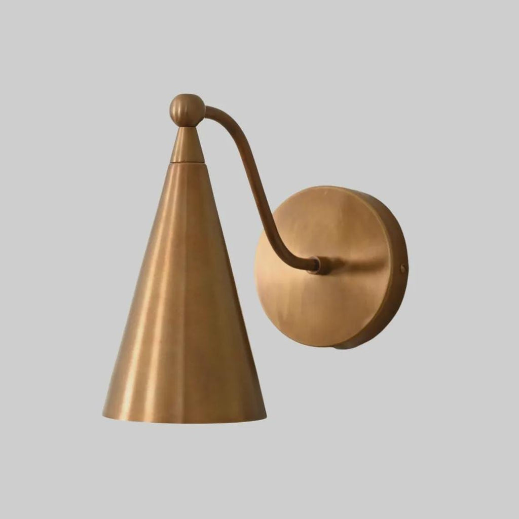 Mid century Wall Sconce 1950s Italian Style Brass Light Wall Lamp Fixture